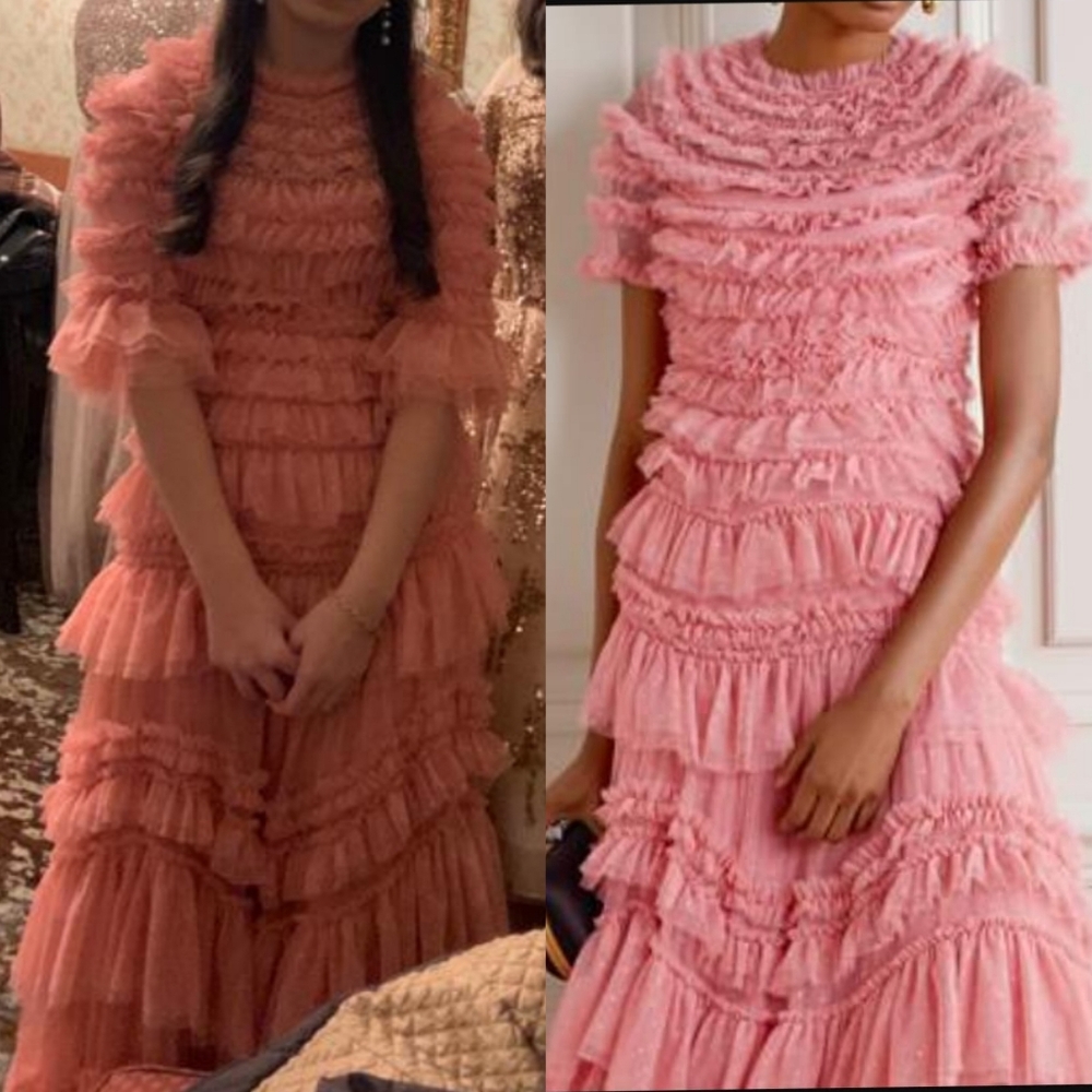 Pink Needle and Thread gown Size 0